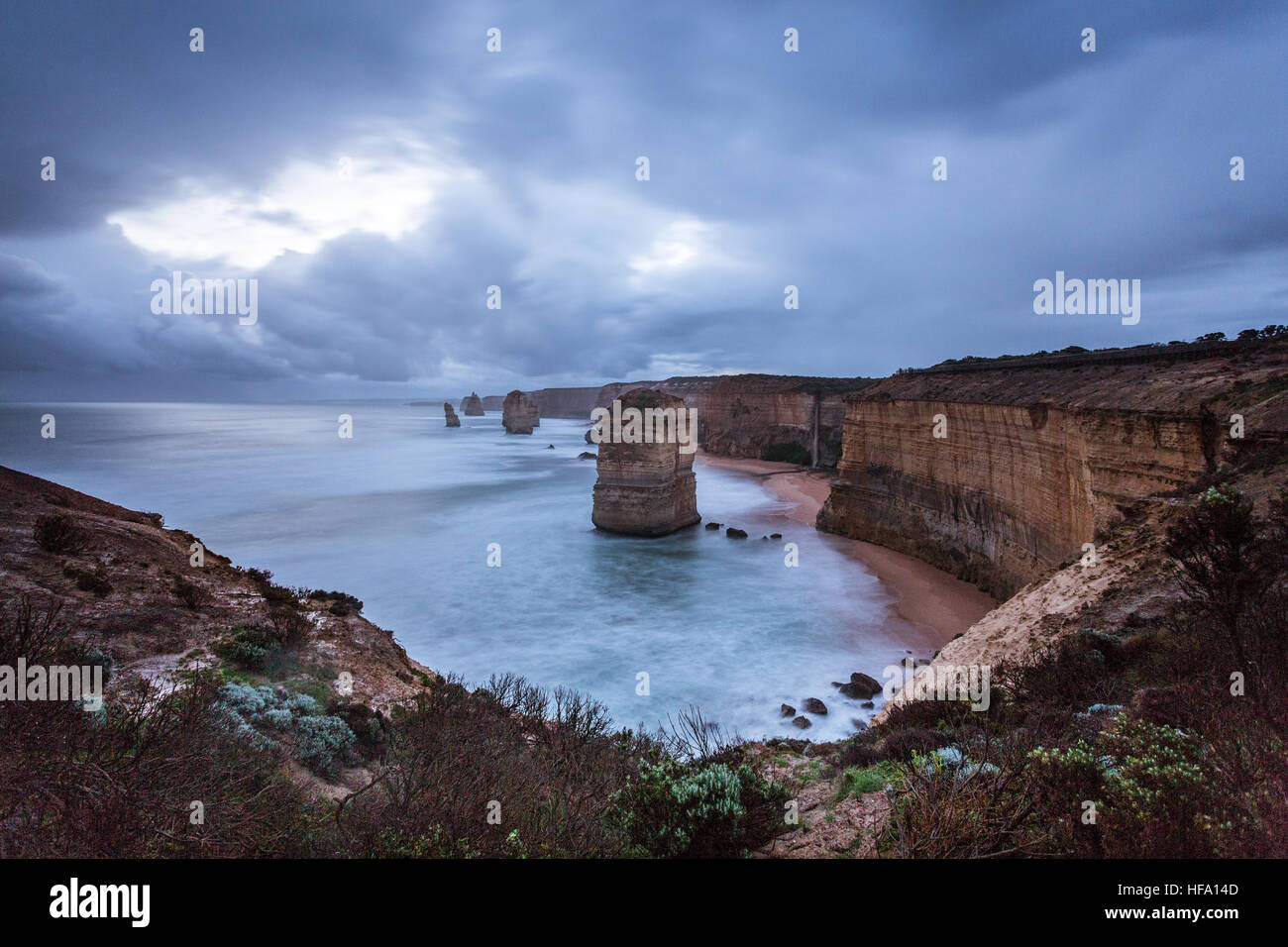 12 apôtres, Great Ocean Road, l'Australie Banque D'Images