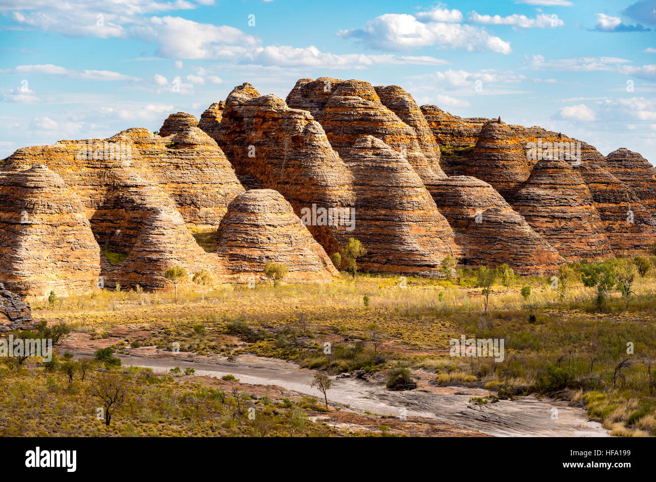 Bungle Bungles, le Parc National de Purnululu, Kimberley, Australie occidentale Banque D'Images