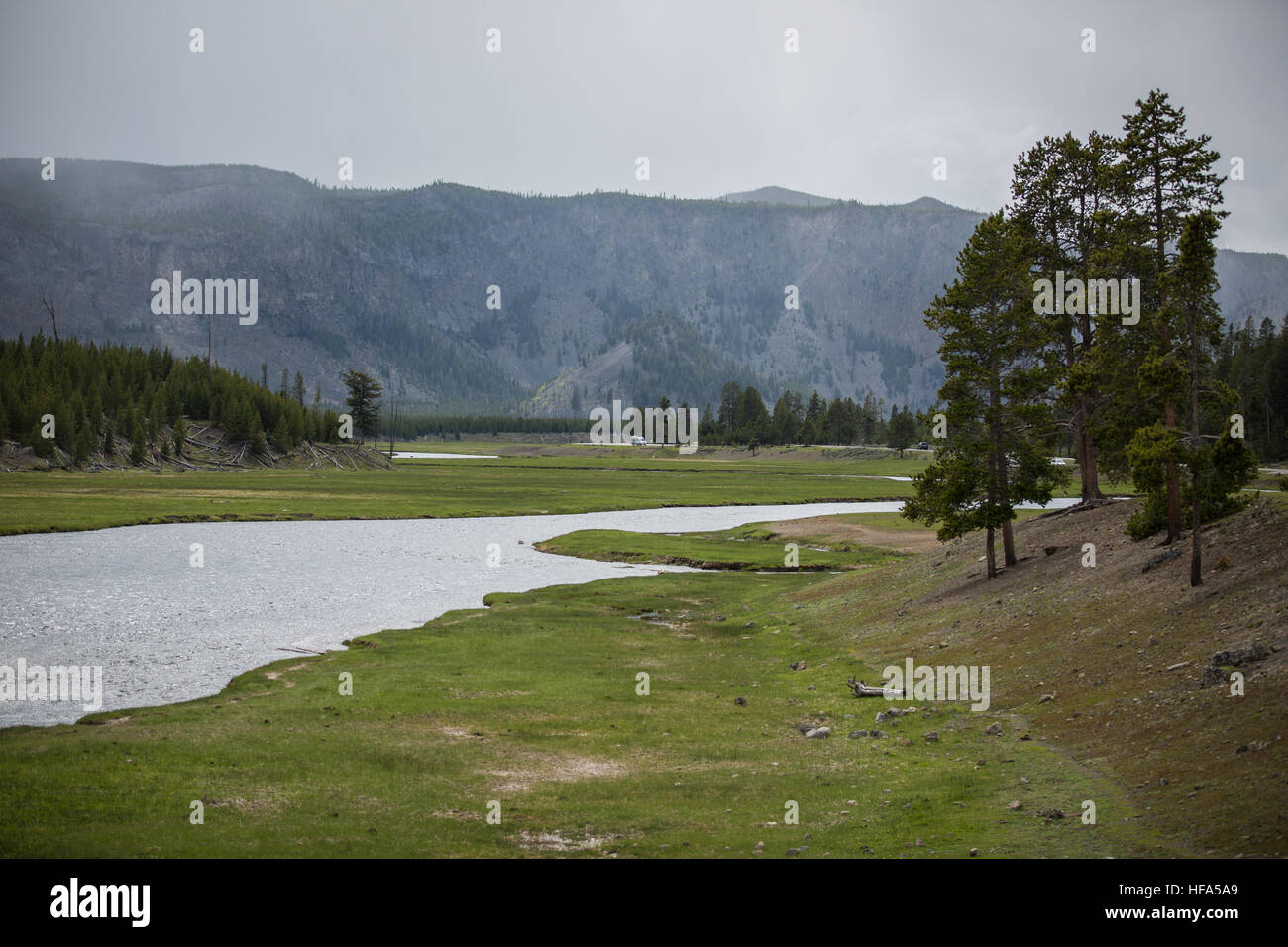 Le Parc National de Yellowstone River Banque D'Images