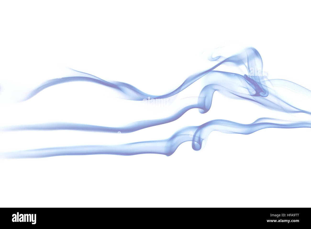 Abstract light blue waves Banque D'Images