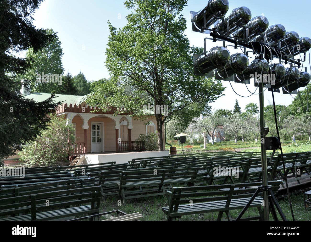 XIV FESTIVAL INTERNATIONAL DE THÉÂTRE “MELIKHOVSKAYA SPRING” 2013 Banque D'Images