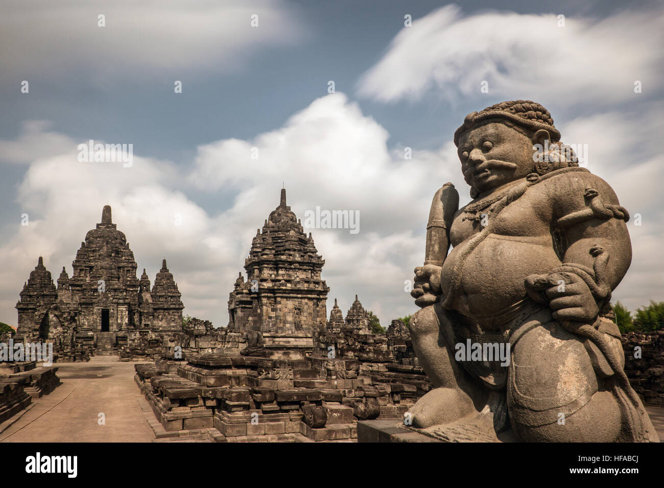 Demeure historique de Candi Sewu situé sur le site du patrimoine mondial de Candi Prambanan Temple complexe en Indonésie Banque D'Images