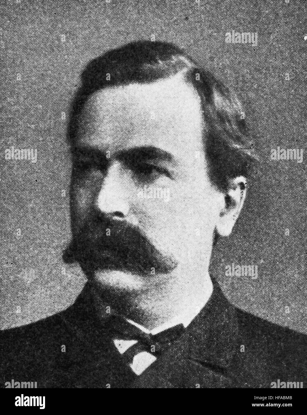 Alfred Schultz, en 1840-1904, l'administration allemande avocat, reproduction photo de l'année 1895, l'amélioration numérique Banque D'Images