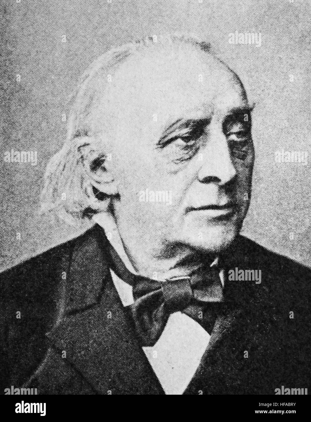 Christoph Ernst Luthardt, 1823-1902, théologien luthérien allemand, reproduction photo de l'année 1895, l'amélioration numérique Banque D'Images