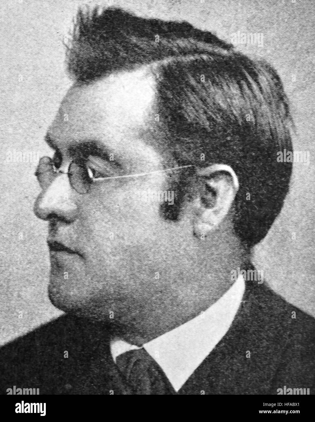 Alois Knoepfler, en 1847-1921, N Plus en allemand théologien et historien de l'Eglise catholique romaine, la reproduction photo de l'année 1895, l'amélioration numérique Banque D'Images