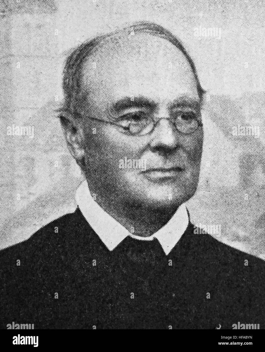 Alois von Schmid a également Aloys Schmid, en 1825-1910, un théologien et philosophe allemand., la reproduction photo de l'année 1895, l'amélioration numérique Banque D'Images