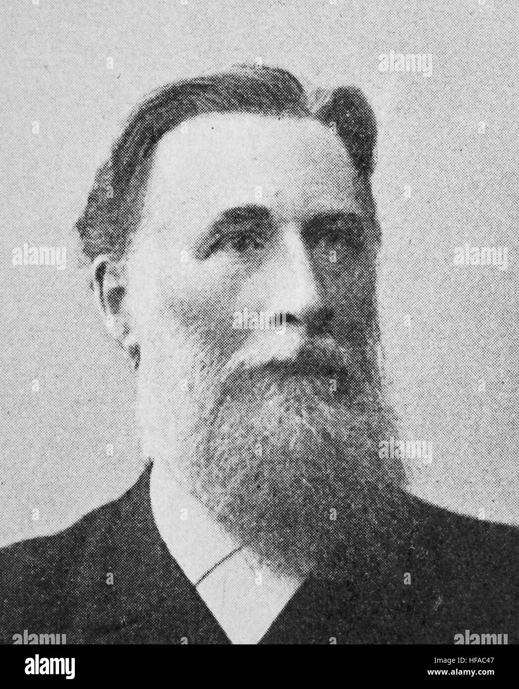 Otto Friedrich von Gierke, 1841-1921, un juriste et historien allemand, reproduction photo de l'année 1895, l'amélioration numérique Banque D'Images