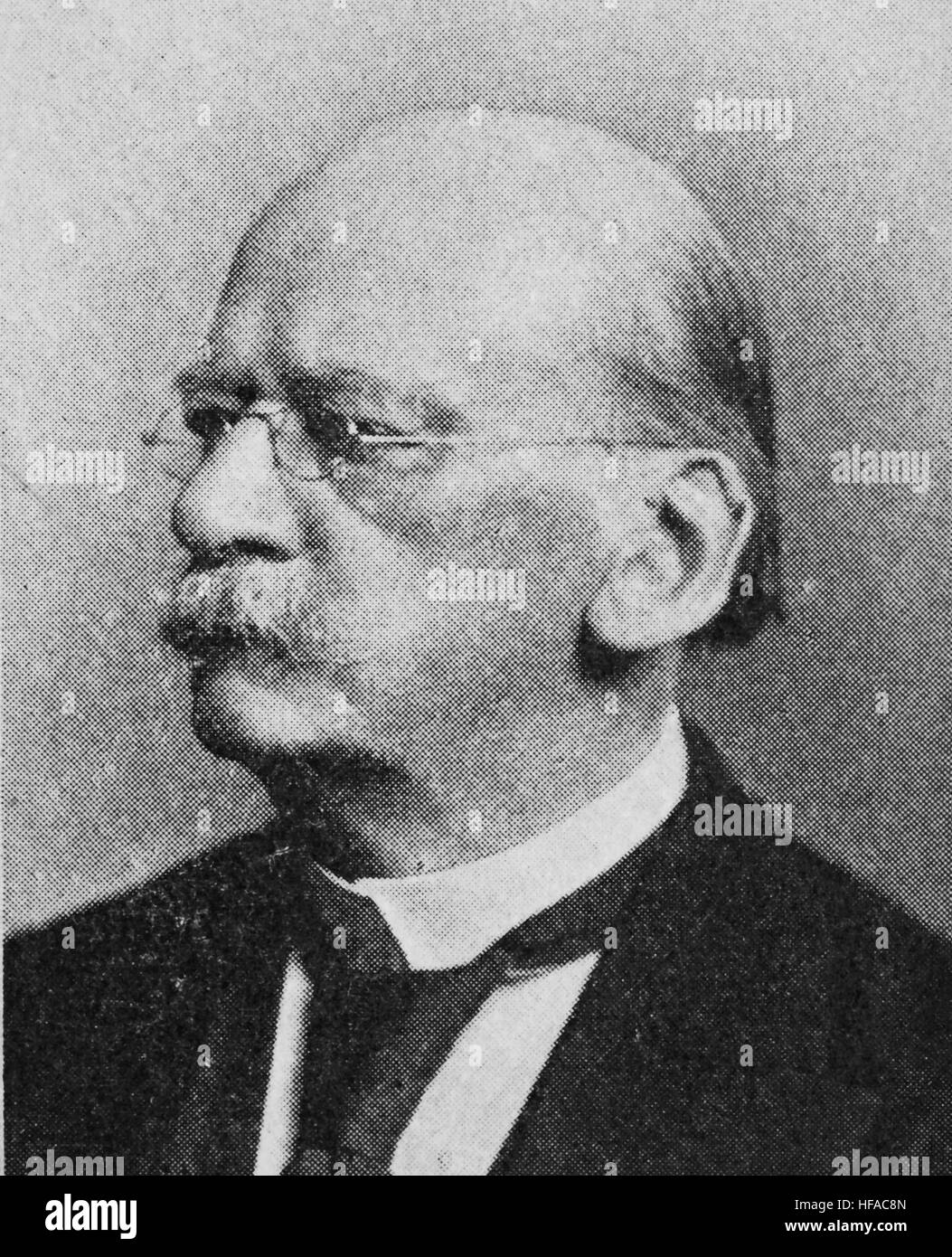 Adolph Wagner, 1835-1917, était un économiste et homme politique allemand, un Kathedersozialist (socialiste) et universitaire public finance scholar et défenseur de l'agrarianisme, reproduction photo de l'année 1895, l'amélioration numérique Banque D'Images
