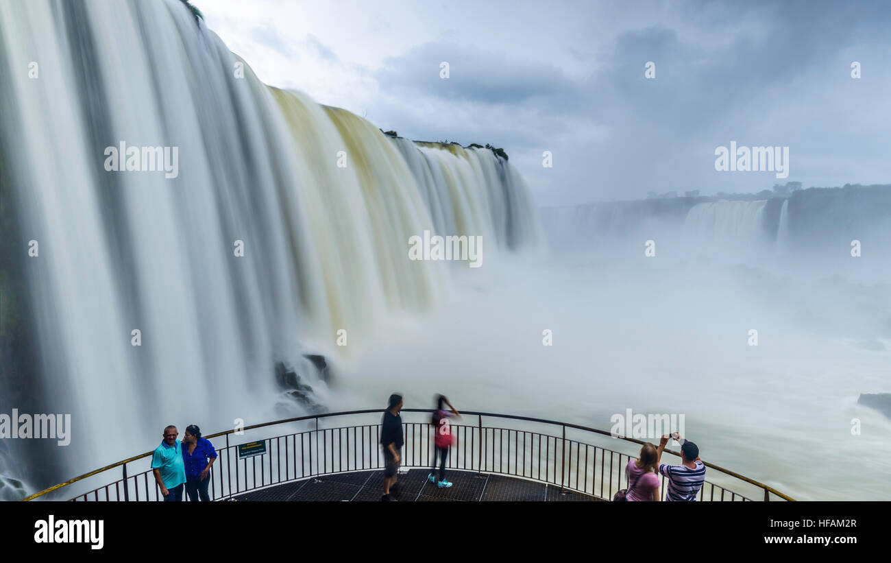 Les chutes d'Iguaçu, Brésil Banque D'Images