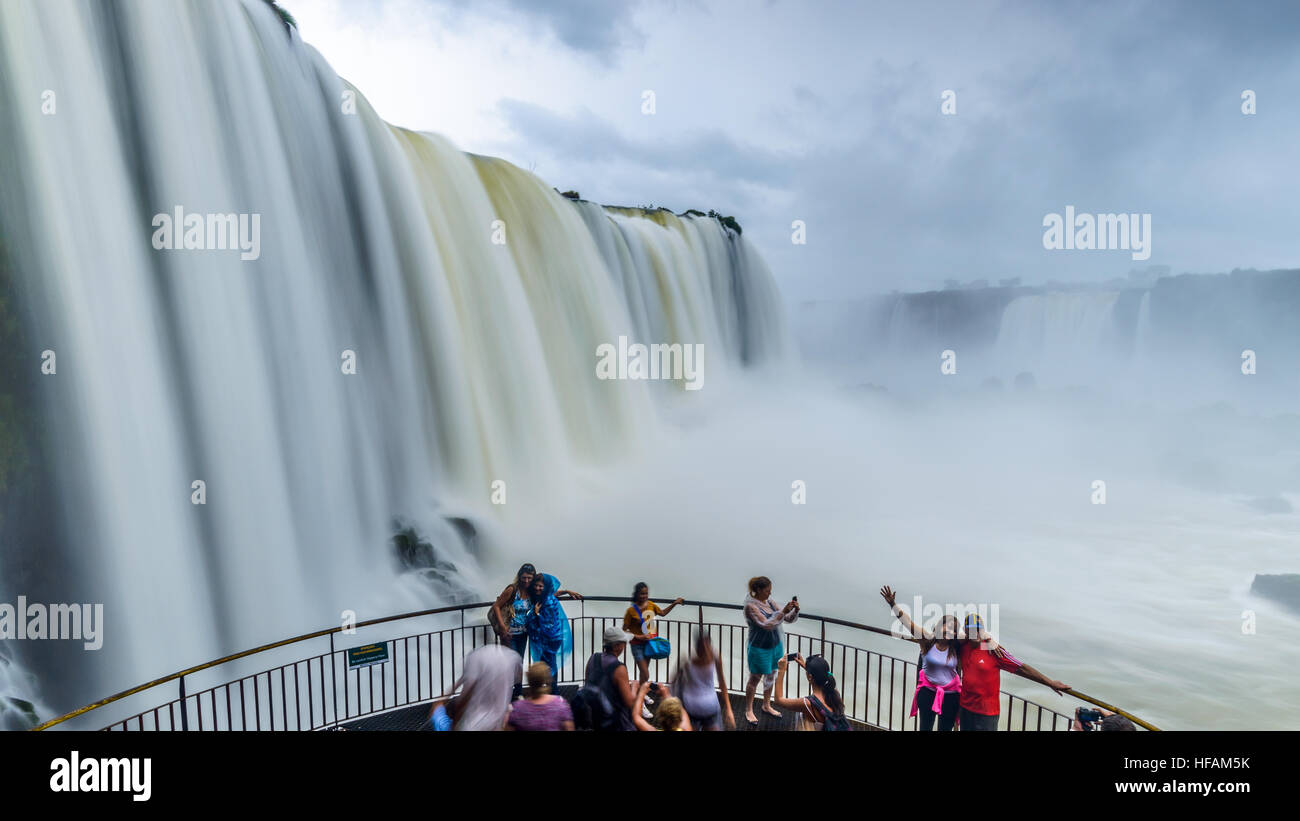 Les chutes d'Iguaçu, Brésil Banque D'Images