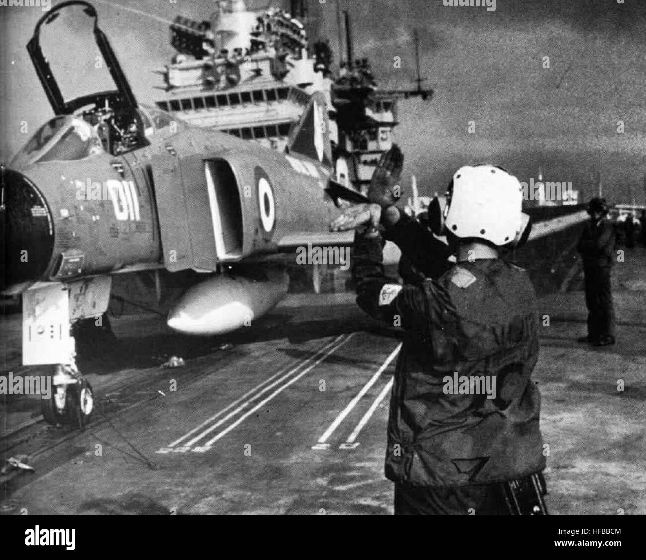 F-4K CVA-60 cat 1969 NAN2-70 Banque D'Images