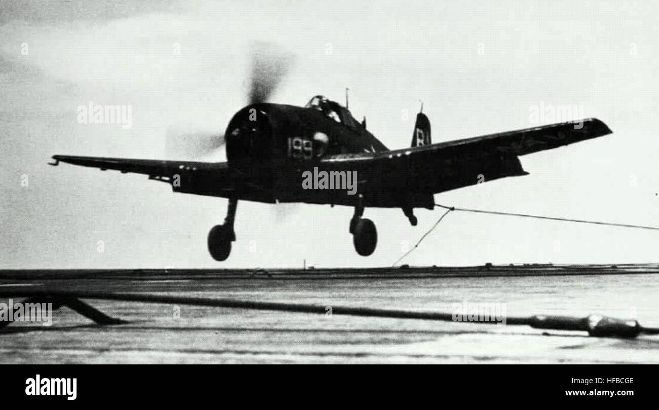 F6F-5 fil capture NAN12-78 Banque D'Images