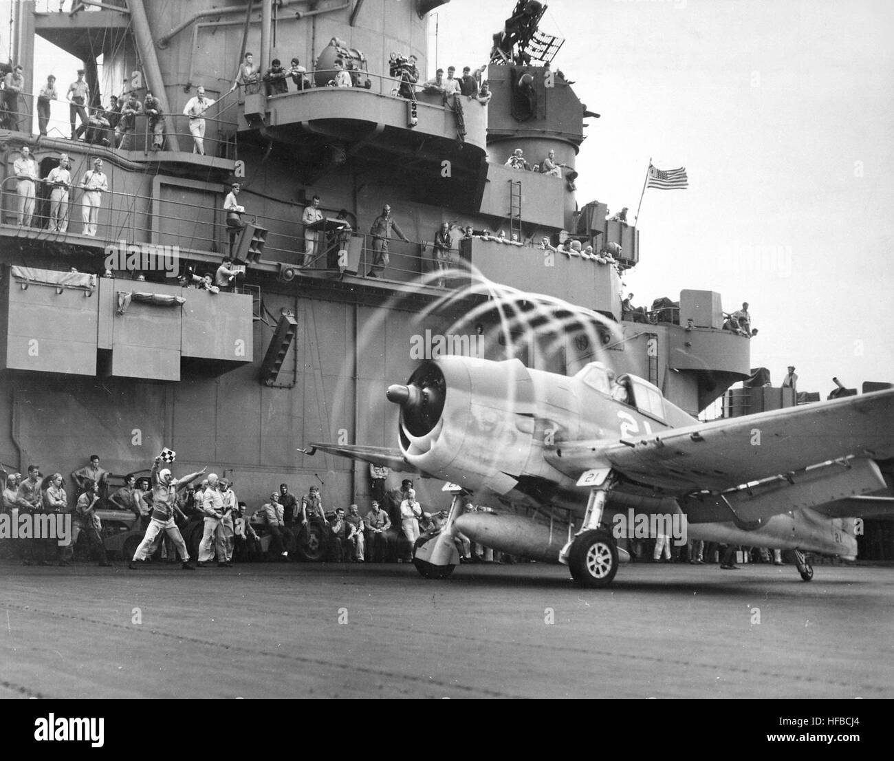 F6F de l'USS Yorktown Banque D'Images