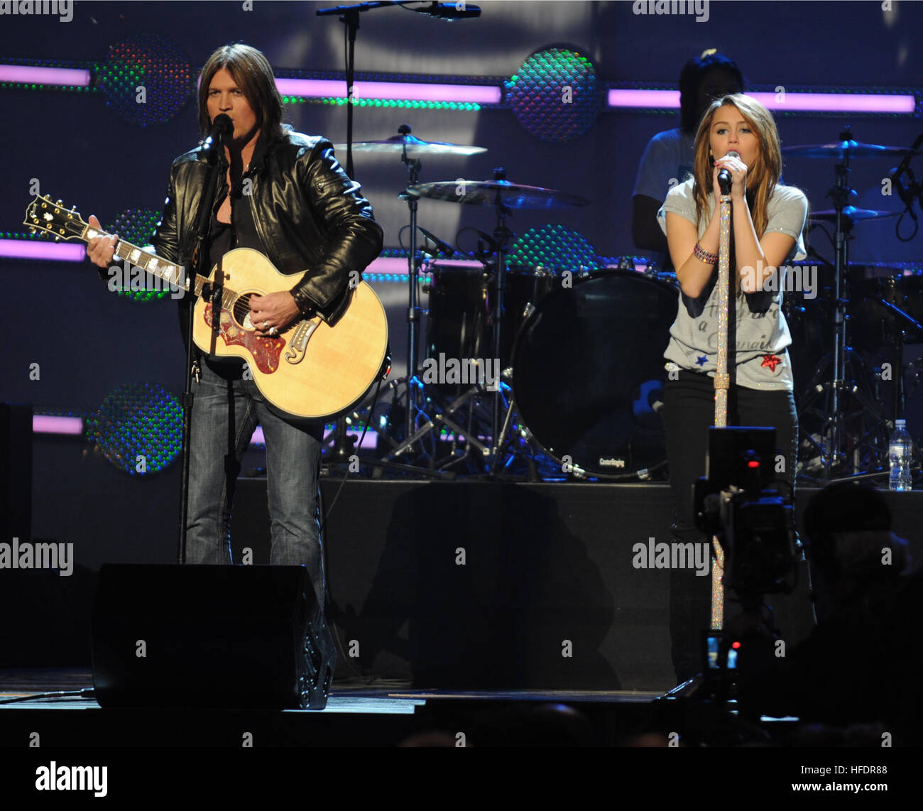 Billy Ray cyrus miley et à prix mini Banque D'Images