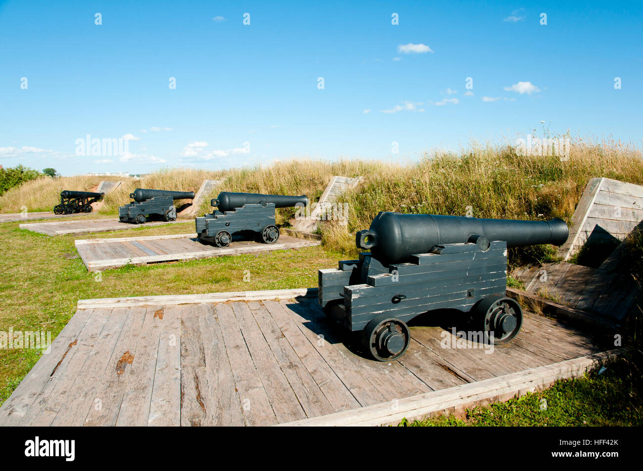 Batterie Prince Edward - Charlottetown - Canada Banque D'Images