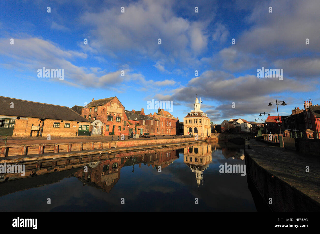 Le Custom House à King's Lynn, Norfolk, Angleterre, Royaume-Uni. Banque D'Images