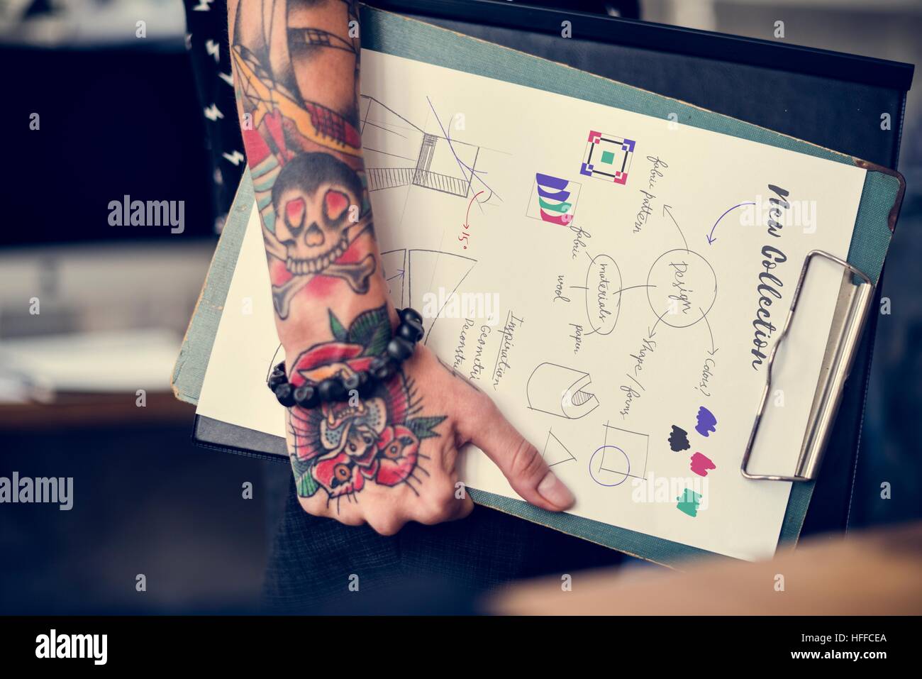 Robe Mode tendance Design créatif Concept élégant Banque D'Images