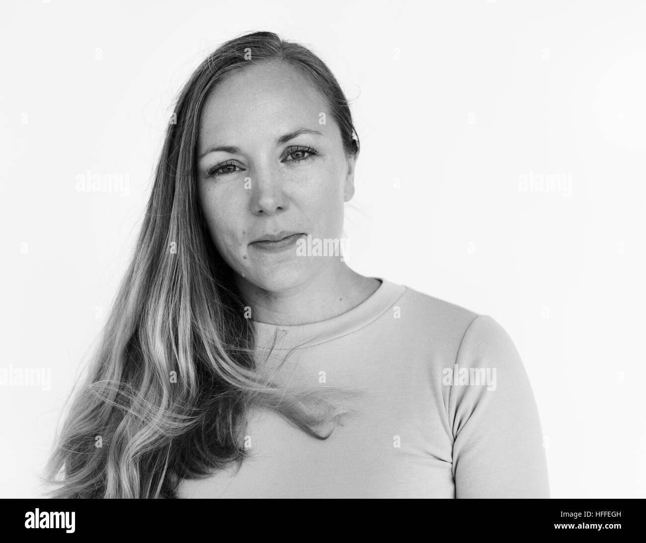 Woman Smiling Bonheur Concept Portrait Banque D'Images