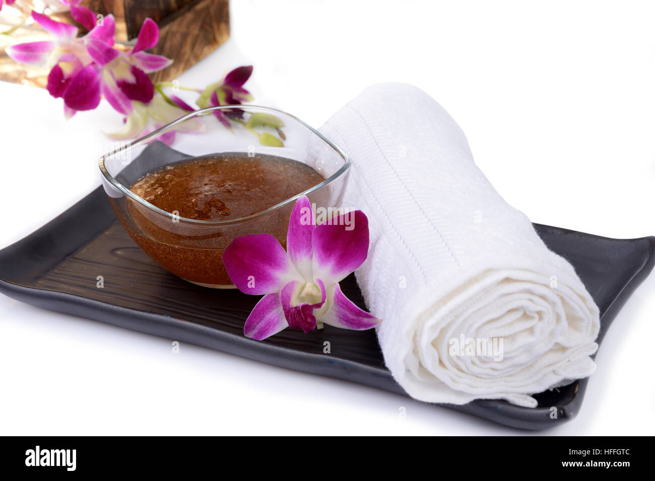 Beauté asiatique traitement accessoires pour Soins de la peau et en bonne santé. Banque D'Images