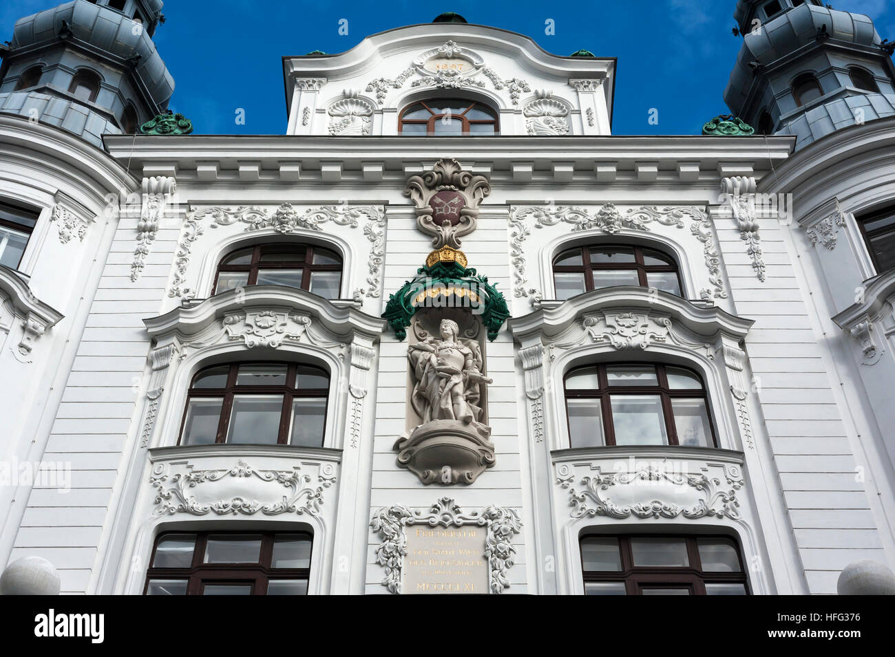 Ancien Grand magasin Orendi, construit en 1897 dans le style de la nouvelle Renaissance Vienne Néo-baroque et Banque D'Images