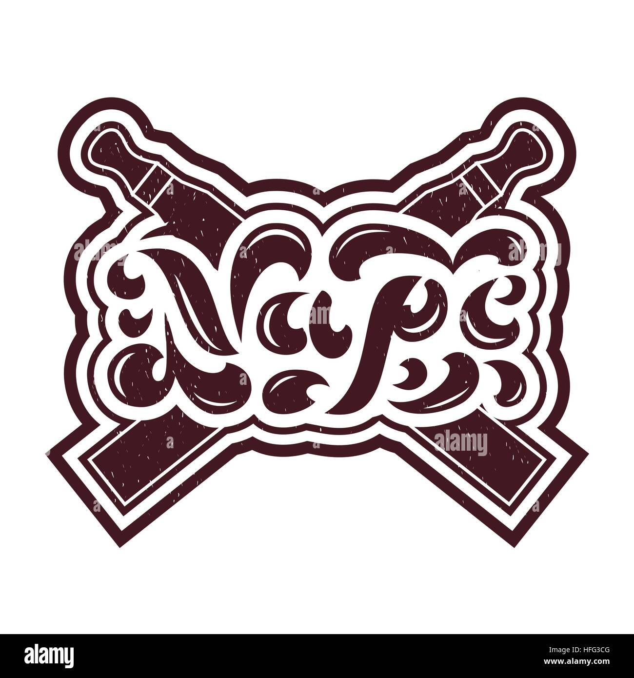 Vape Shop logo avec un nuage de vapeur sur fond blanc. lment de design  vintage pour signer, Show-Window, Flyer, bannire, affiche. Art vecteur Co  lettrage Image Vectorielle Stock - Alamy