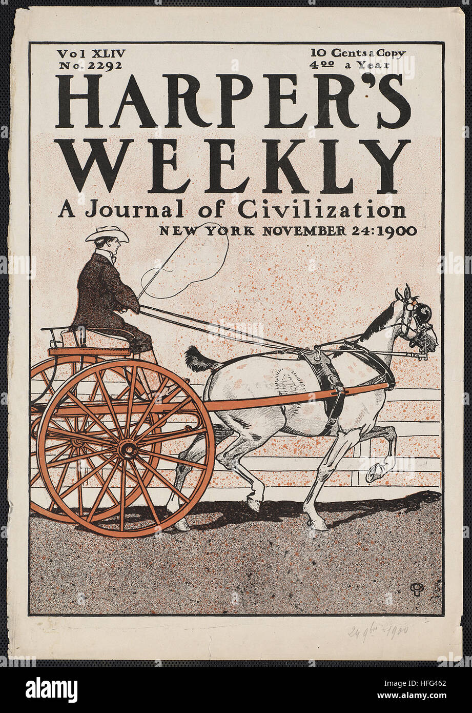 Harper's weekly, un journal des civilisations, New York, 24 Novembre 1900 Banque D'Images