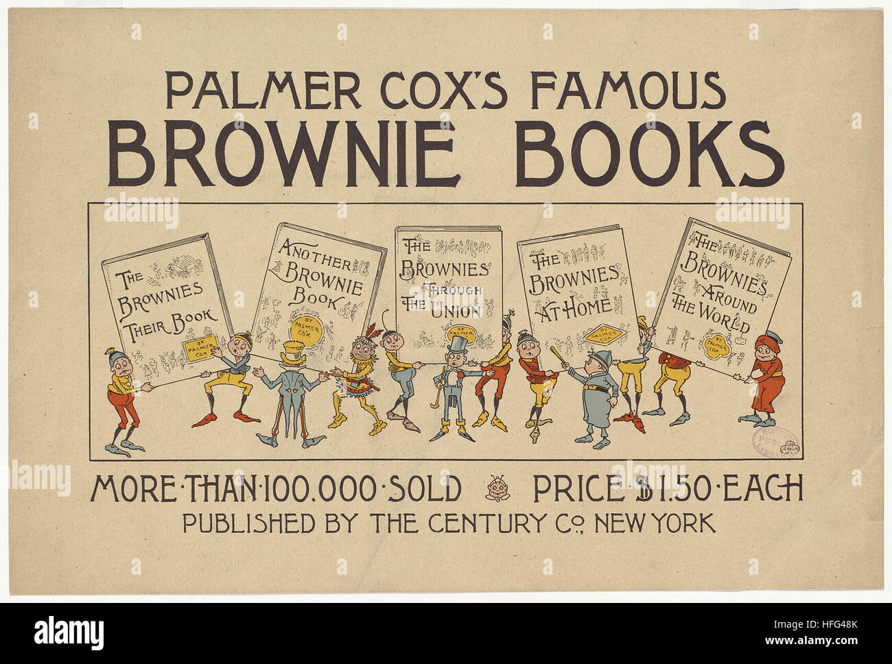 Palmer Cox's célèbre brownie books Banque D'Images