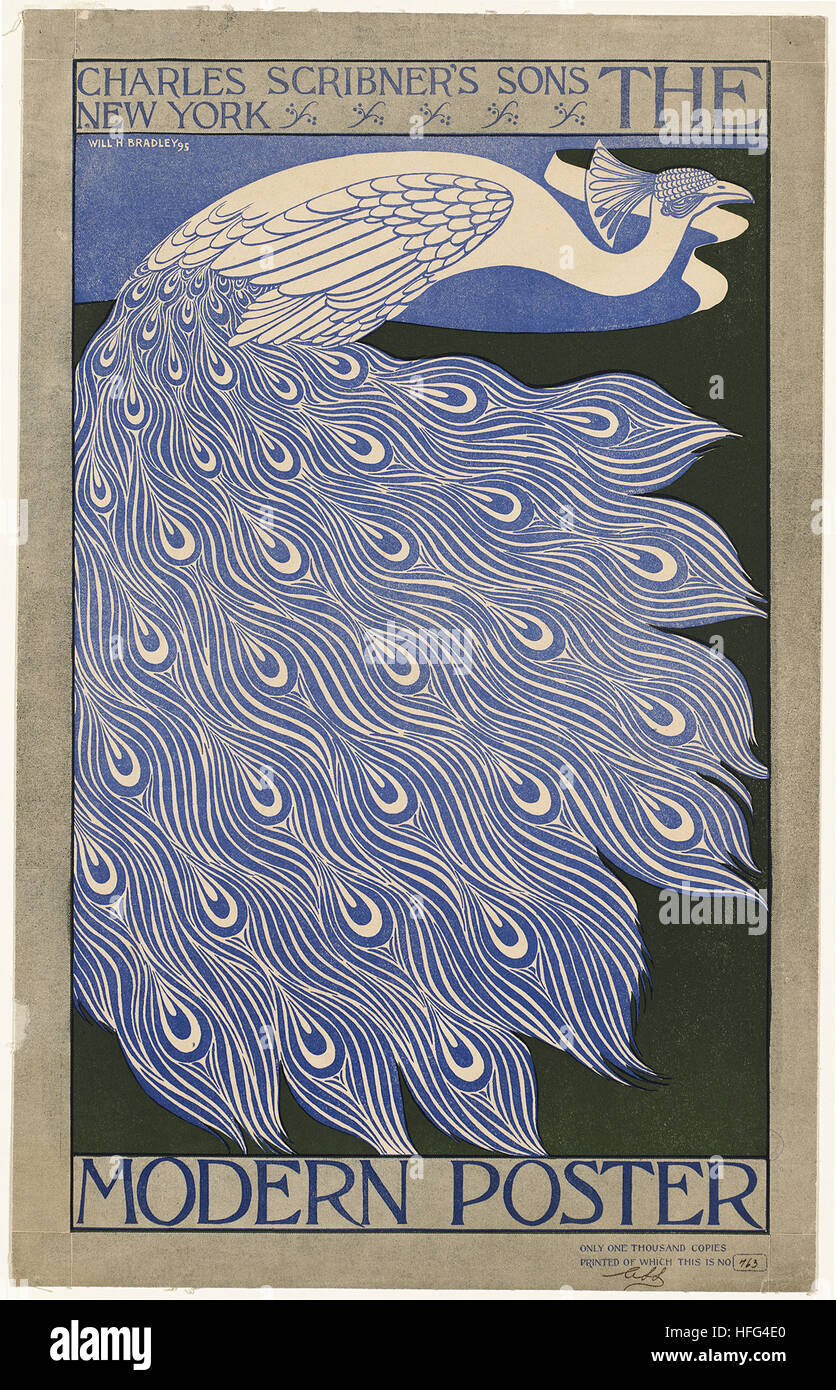 L'affiche moderne Banque D'Images