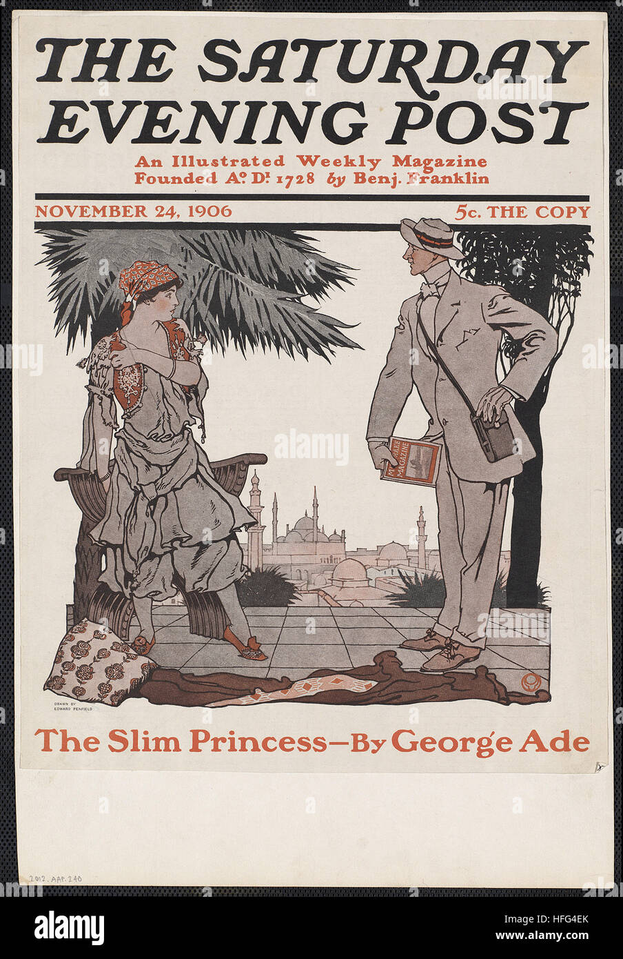 Le Saturday Evening Post, 24 Novembre 1906 Banque D'Images