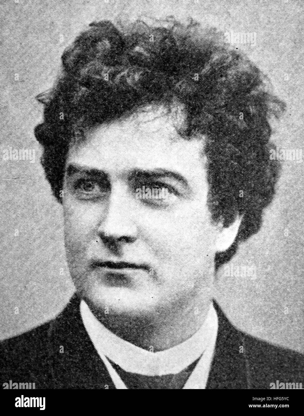 Adalbert Matkowsky, 1857 -1909, a été un acteur allemand, reproduction photo de l'année 1895, l'amélioration numérique Banque D'Images