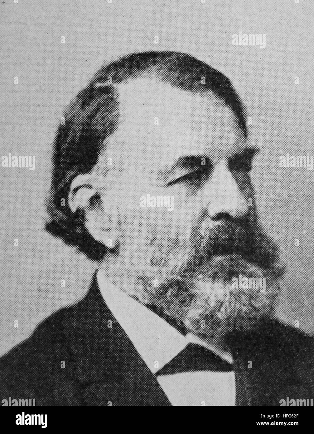 Joseph Joachim Joachim Jozsef, 1831 - 1907, était un violoniste Hongrois, chef d'orchestre, compositeur et professeur., reproduction photo de l'année 1895, l'amélioration numérique Banque D'Images