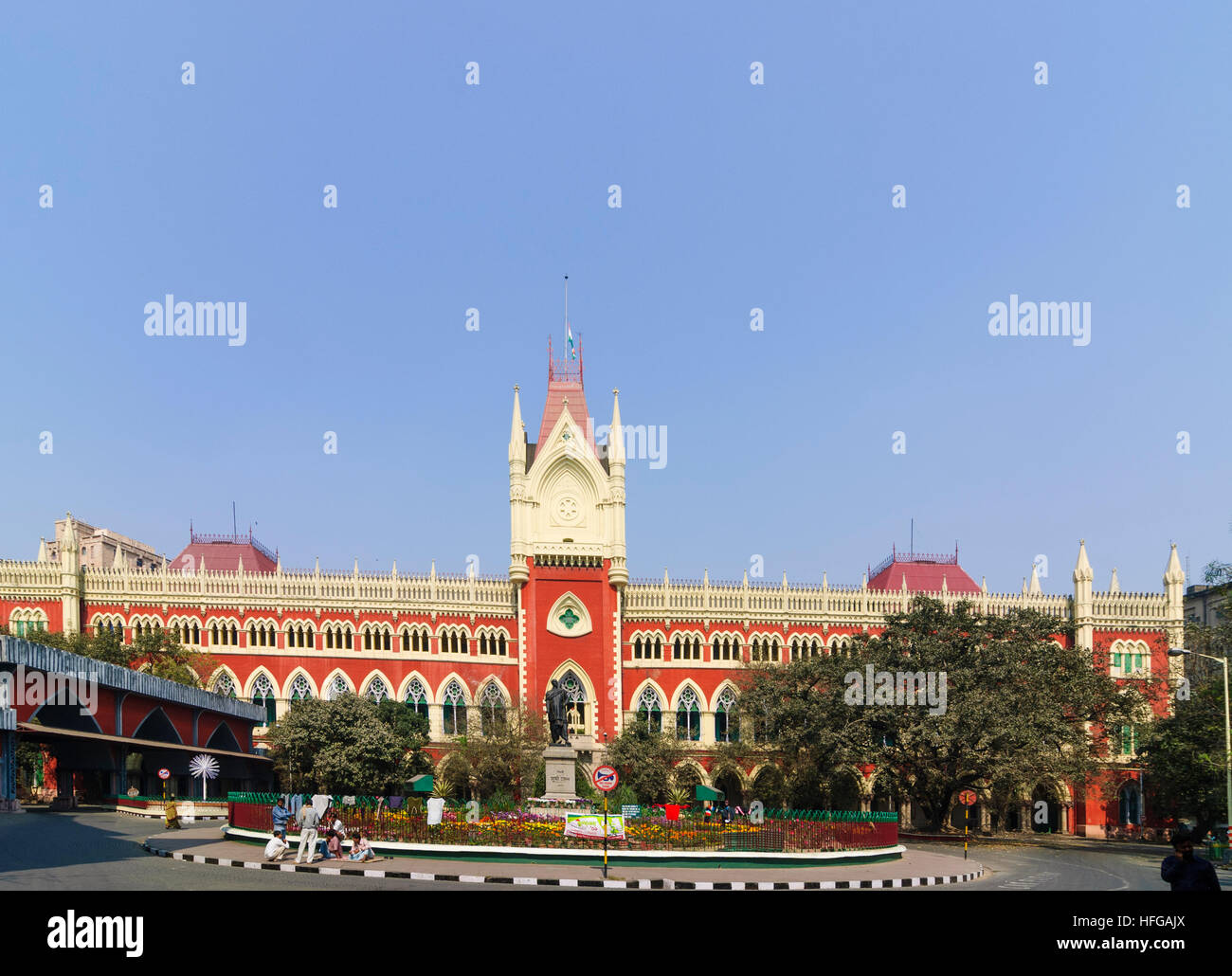 Kolkata (Calcutta, Kalkutta) : Haute Cour, Bengale occidental, Inde, Westbengalen Banque D'Images