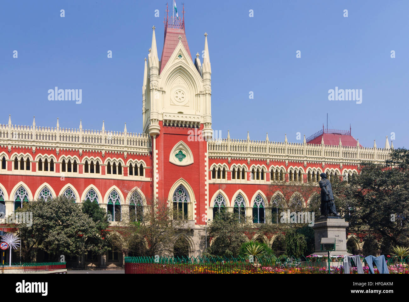Kolkata (Calcutta, Kalkutta) : Haute Cour, Bengale occidental, Inde, Westbengalen Banque D'Images