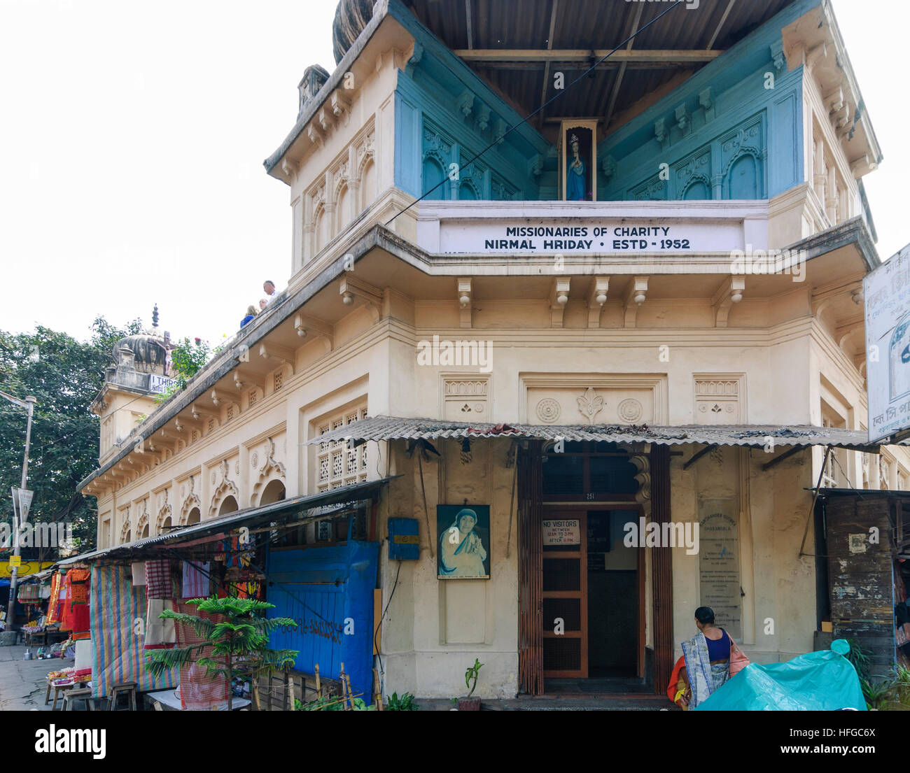 Kolkata (Calcutta, Kalkutta) : Nirmal Hriday (chambre pour les mourants) de Mère Teresa, Bengale occidental, Inde, Westbengalen Banque D'Images