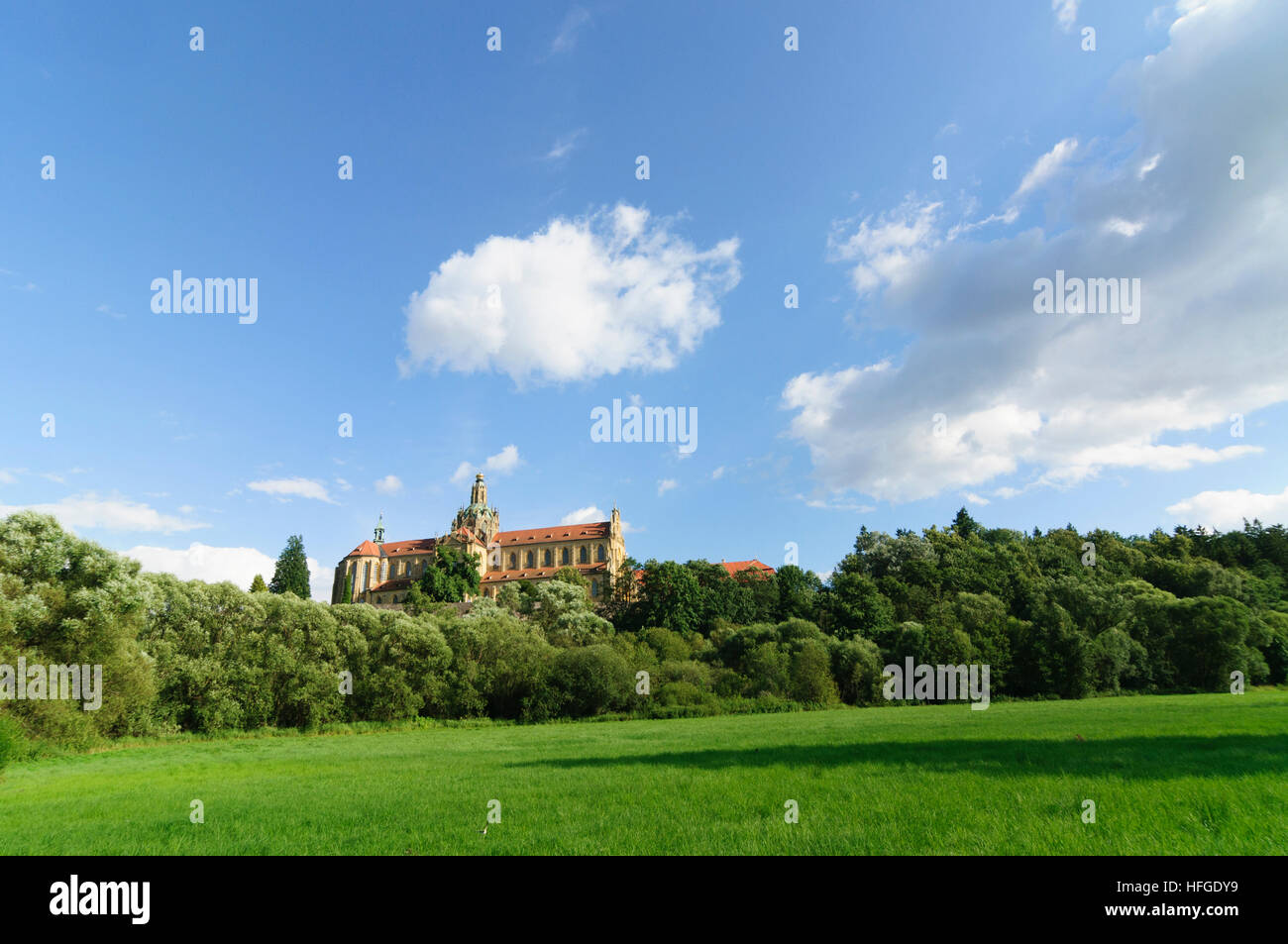 Kladruby u Stribra (Kladrau) : Monastère, Kladruby , Plzensky, Région de Pilsen, République tchèque, Plzen Région Banque D'Images