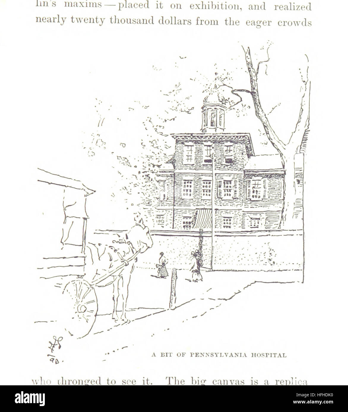 Image prise à partir de la page 155 de "Philadelphia : le lieu et les gens ... Avec des illustrations de E. C. Peixotto' image prise à partir de la page 155 de "la place et le Philadelphia Banque D'Images