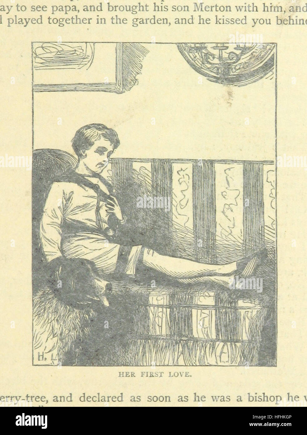 Image prise à partir de la page 17 de "Avec cette bague : une histoire de mariage ... Avec des illustrations de Hal' Ludlow Image prise à partir de la page 17 de "Avec cette bague un Banque D'Images