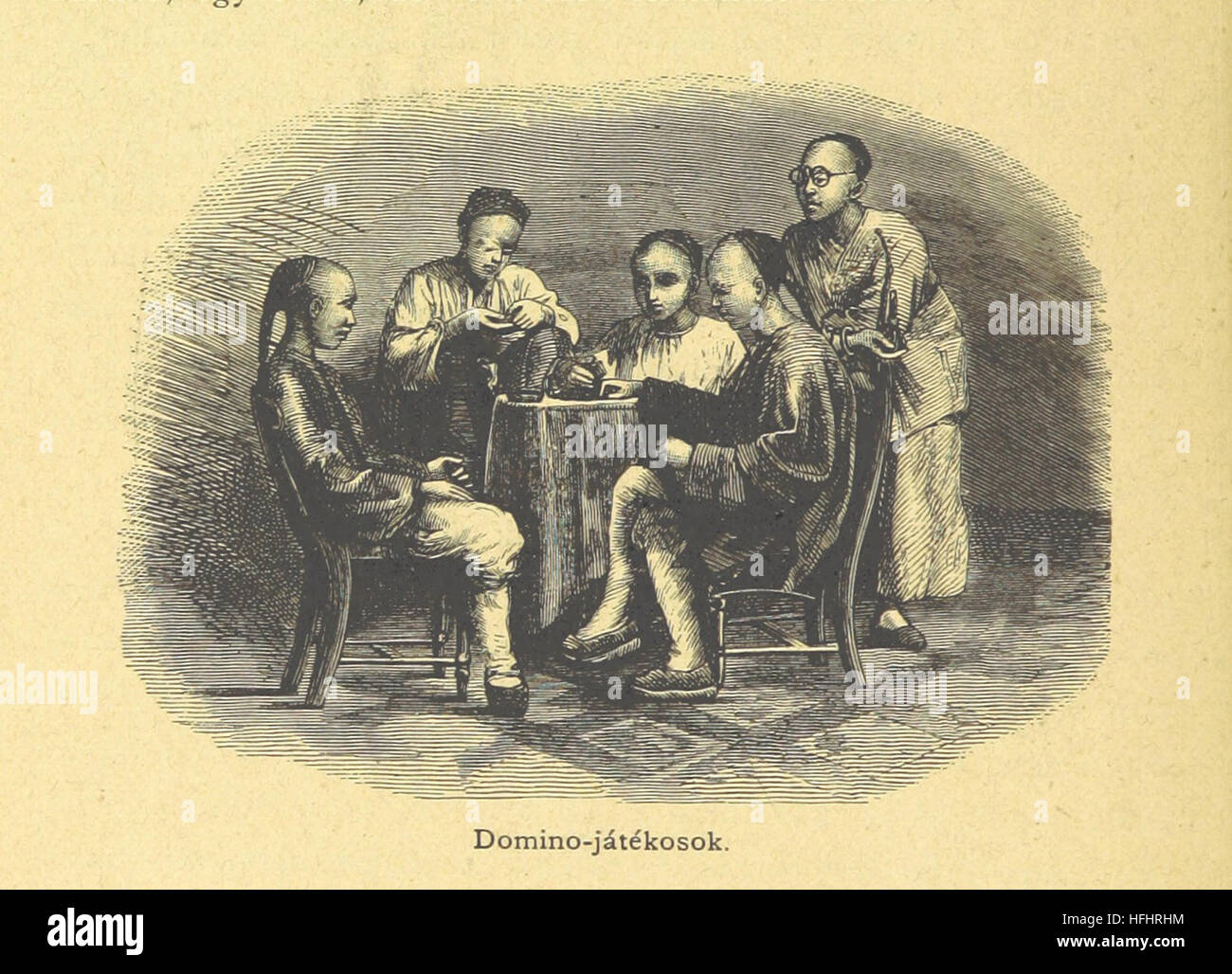 Cette image présente les voyages du comte Béla Széchenyi en Inde, au Japon, en Chine, au Tibet et en Birmanie (1878-1880), montrer les villes, les paysages, les pratiques culturelles, l'architecture, la population, et des observations régionales. Banque D'Images