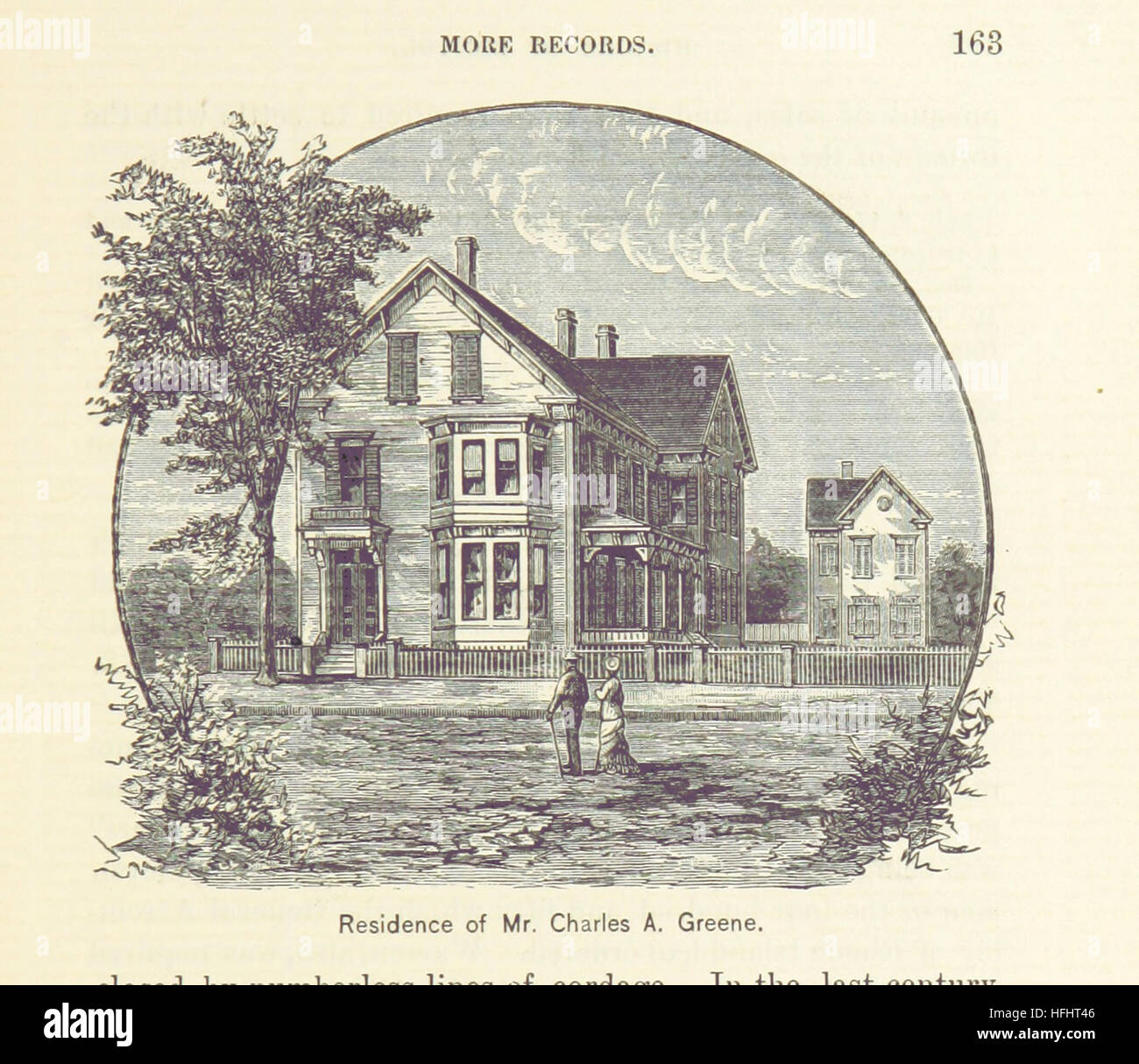 Image prise à partir de la page 181 de "l'histoire de Bristol, R.I. L'histoire de la Terres de Mount Hope ... L'Illustre' image prise à partir de la page 181 de "l'histoire de Bristol, Banque D'Images