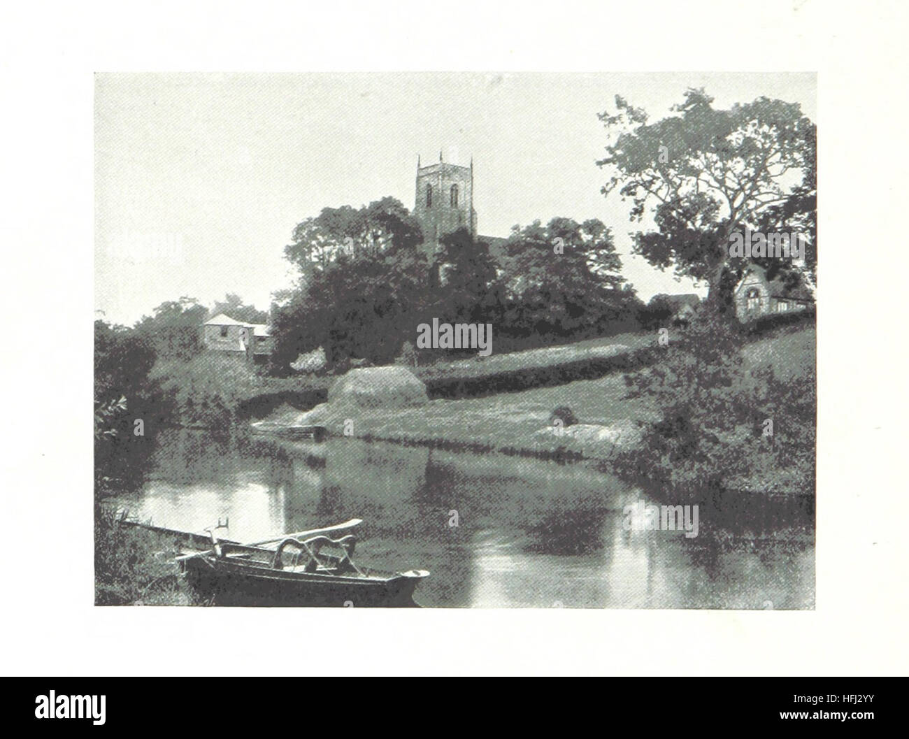 Ce livre présente les Norfolk Broads à travers une collection de photos de soleil, capturant la beauté pittoresque de la région. L'œuvre comprend des descriptions détaillées par E. R. Suffling et offre un aperçu du paysage et des voies navigables uniques du Norfolk. Banque D'Images