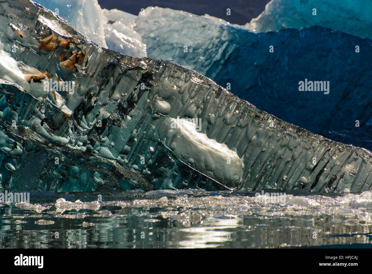 Morceau de glacier dans l'Arctique Banque D'Images