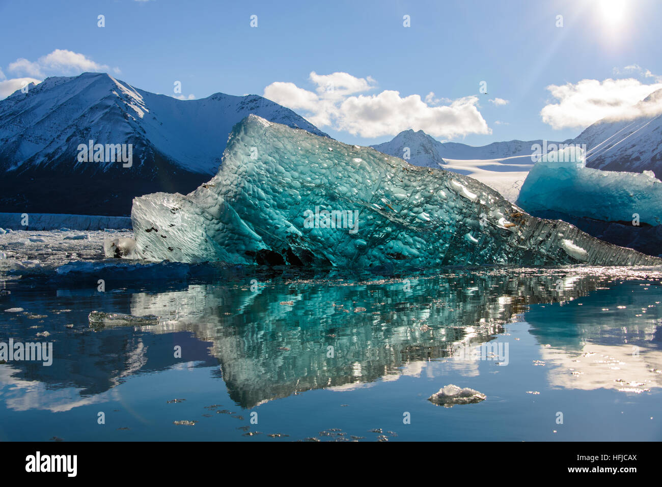 Morceau de glacier dans l'Arctique Banque D'Images