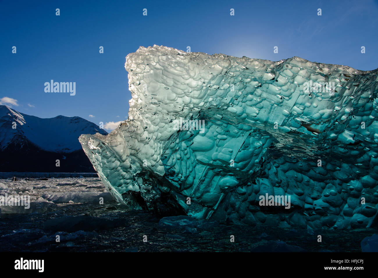 Morceau de glacier dans l'Arctique Banque D'Images