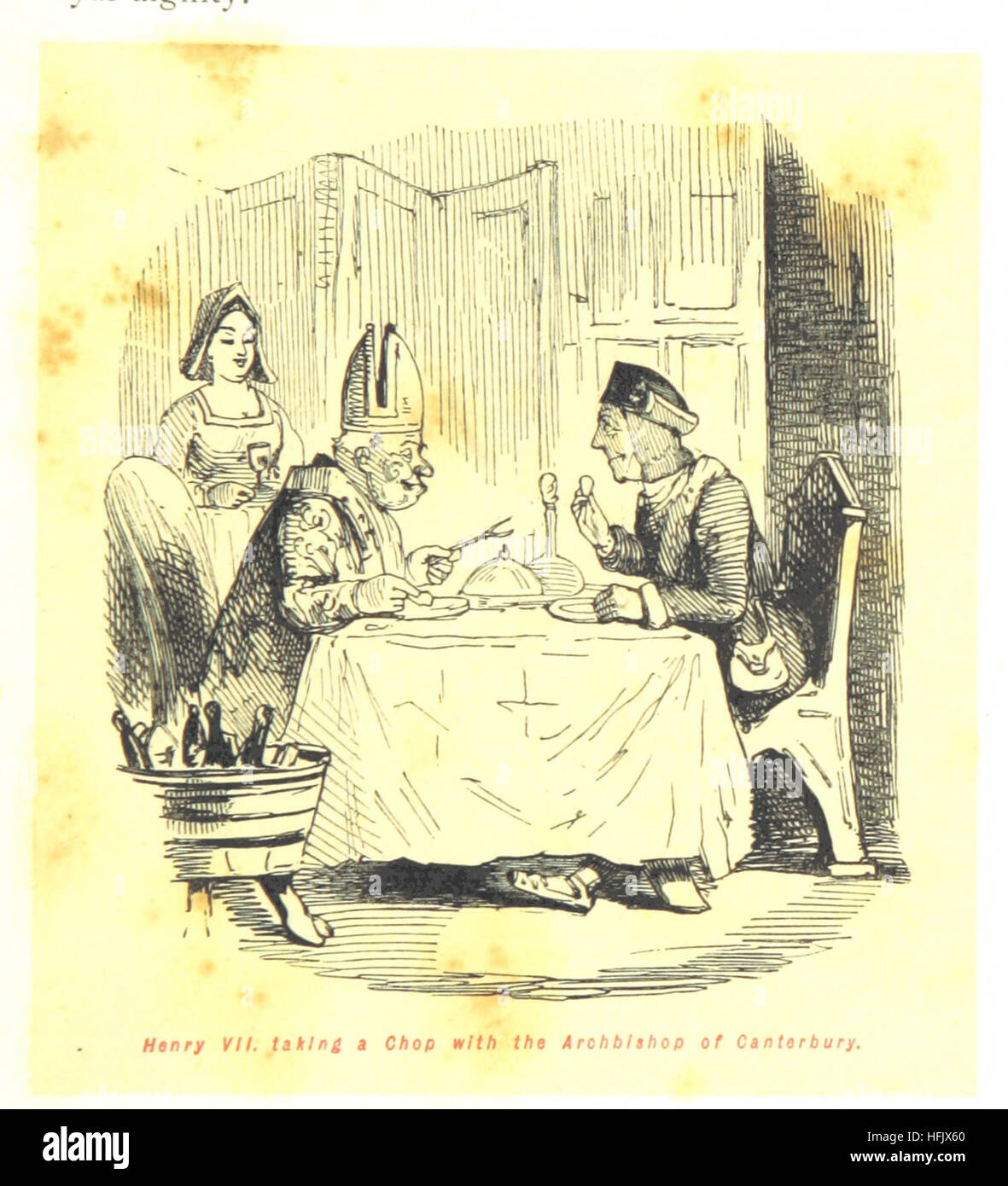 Image prise à partir de la page 23 de '[la bande dessinée Histoire de l'Angleterre ... Avec 20 gravures en couleur, et deux cents gravures sur bois. Par John Leech.]' image prise à partir de la page 23 de '[L'histoire de la bande dessinée Banque D'Images