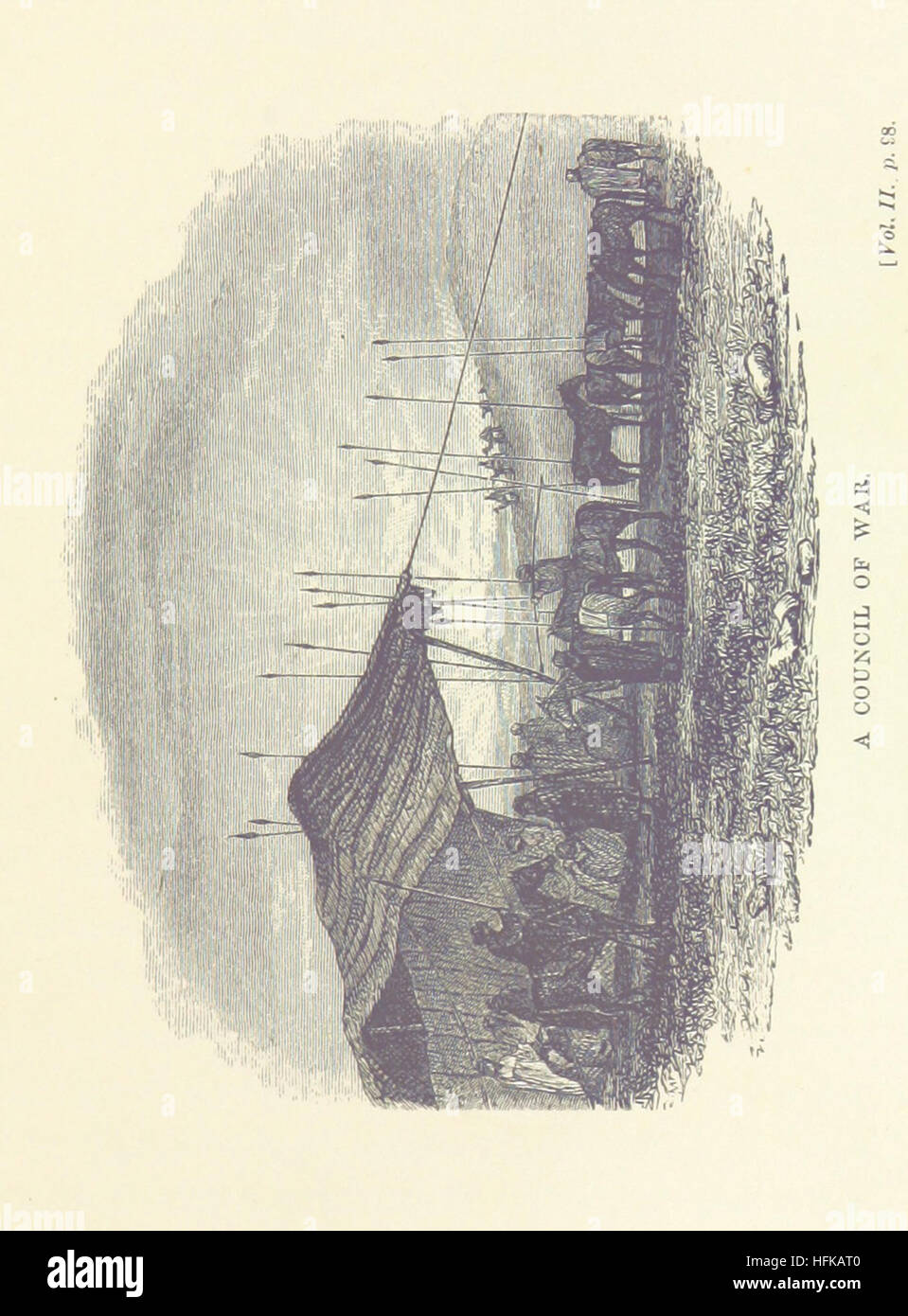 Un récit historique des 'tribus bédouines de l'Euphrate' discutant des tribus bédouines, de leur mode de vie et de leurs chevaux. Comprend des cartes et des illustrations de W.S. Blunt. Le texte donne un aperçu de la culture et du paysage de la région. Banque D'Images