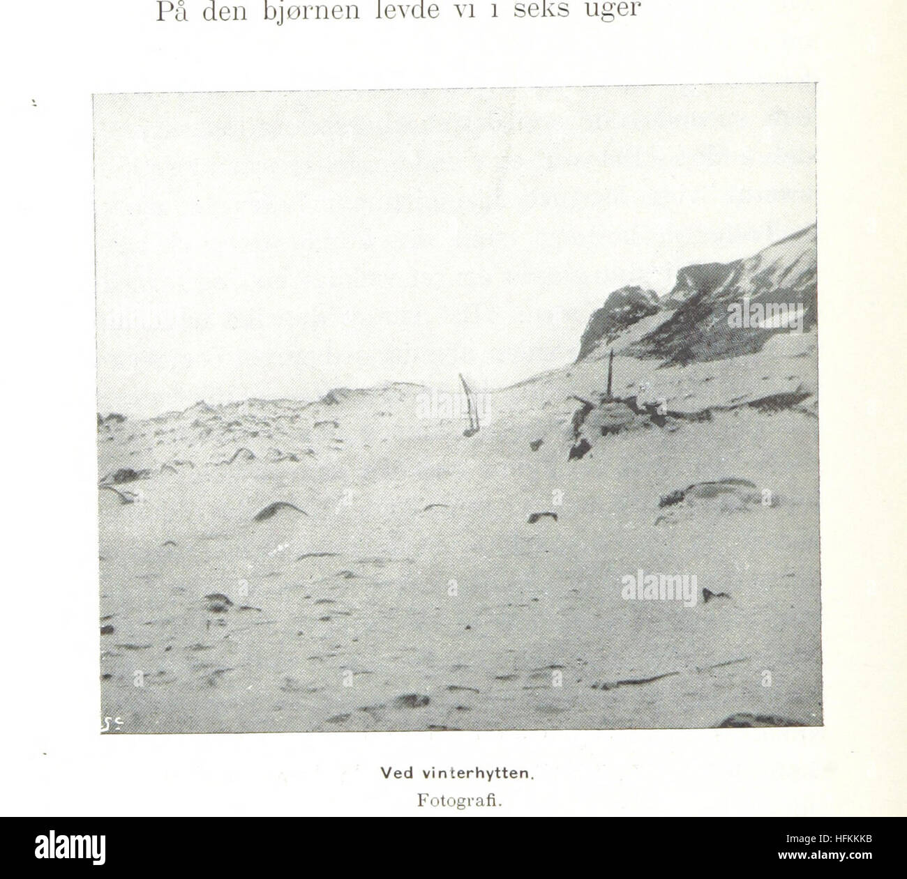 Image prise à partir de la page 930 de "Polhavet sur Fram. Den Norske Polarfaerd 1893-1896. ... Med et Tillaeg Otto Sverdrup af' image prise à partir de la page 930 de "plus de Fram Polhavet Den Banque D'Images