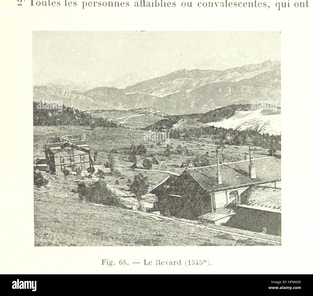 Image prise à partir de la page 289 de "La Cure d'altitude ... 29 planches hors texte et 110 figures dans le texte' image prise à partir de la page 289 de "La Cure d'altitude Banque D'Images