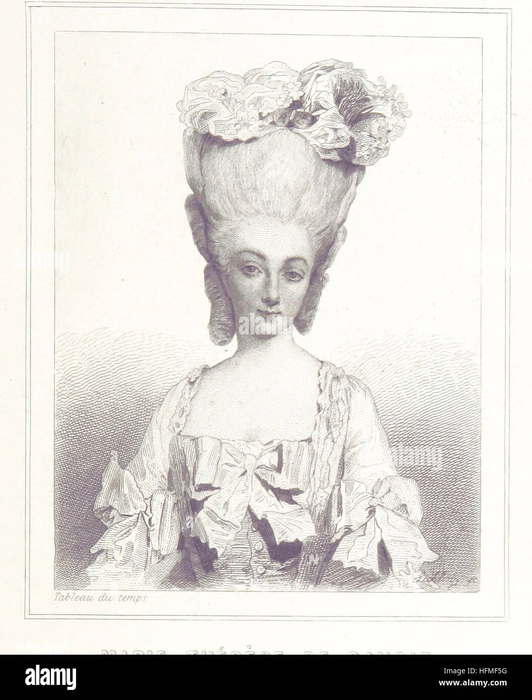 Les femmes de Versailles. La Cour de Marie-Antoinette Image prise à partir de la page 35 de "Les Femmes de Versailles Banque D'Images