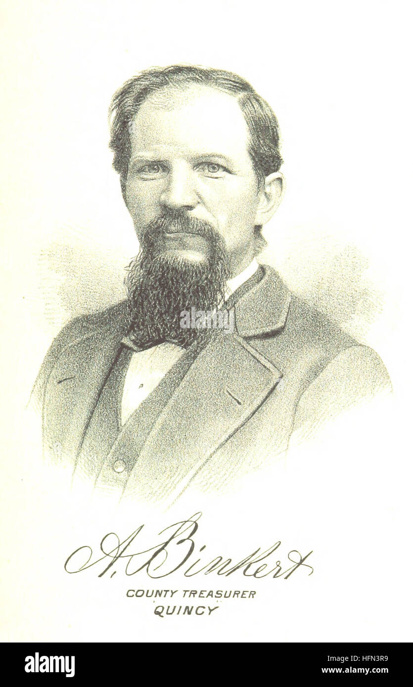 Image prise à partir de la page 439 de "l'histoire de l'Adams County, Illinois ... L'Illustre' image prise à partir de la page 439 de "l'histoire de l'Adams Banque D'Images