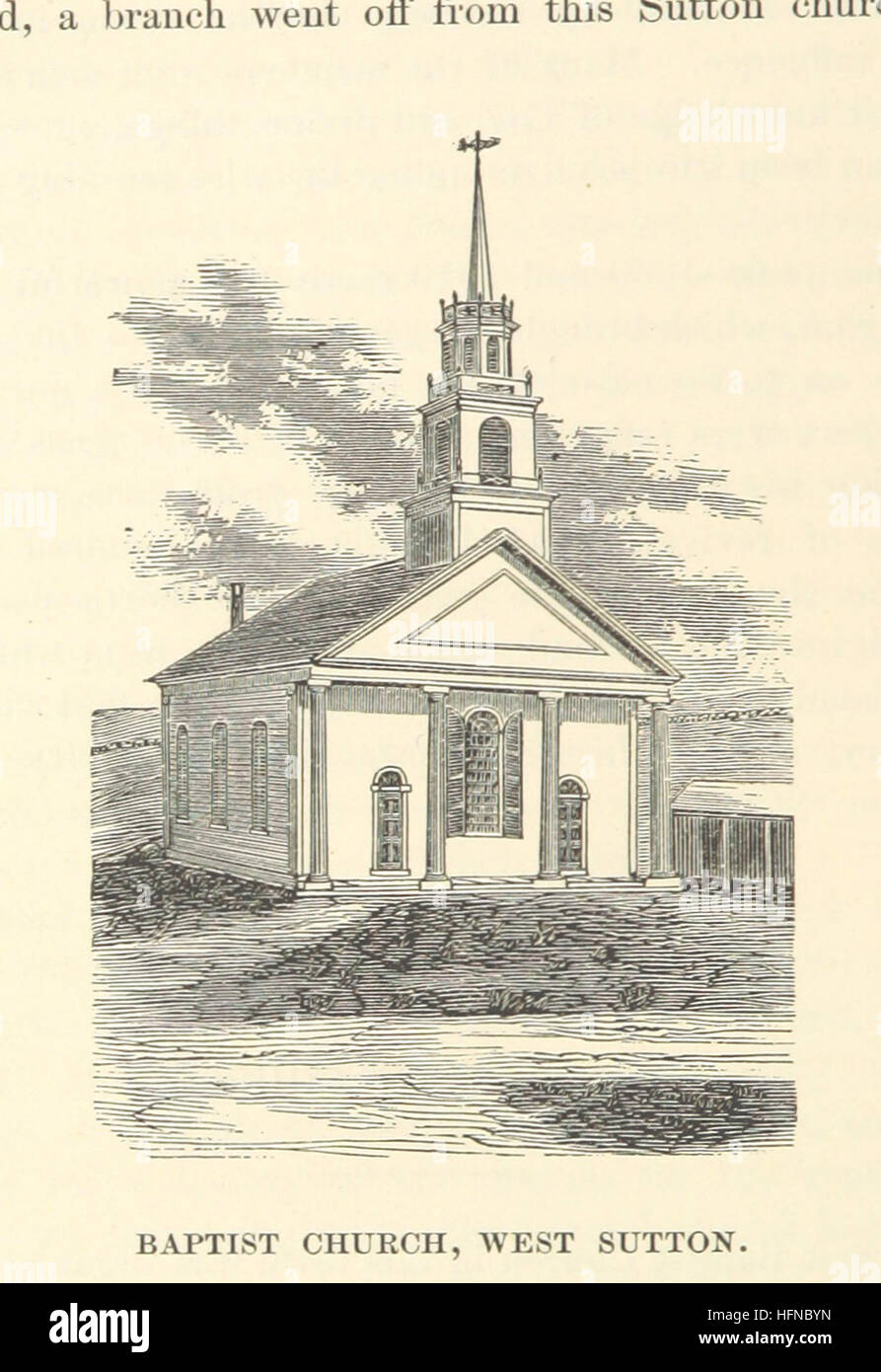 Image prise à partir de la page 498 de "Histoire de la Ville de Sutton, Massachusetts, de 1704 à 1876 ... Compilé par le révérend William A. Benoît ... et le révérend Hiram A. Tracy. [Avec plaques, y compris un portrait.]' image prise à partir de la page 498 de "Histoire de la ville Banque D'Images